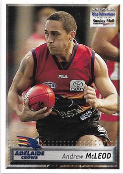 2003 Select The Advertiser-Sunday Mail AFL #4 Andrew McLeod Front